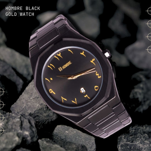 ARABIC BLACK GOLD WATCH | HOMBRE