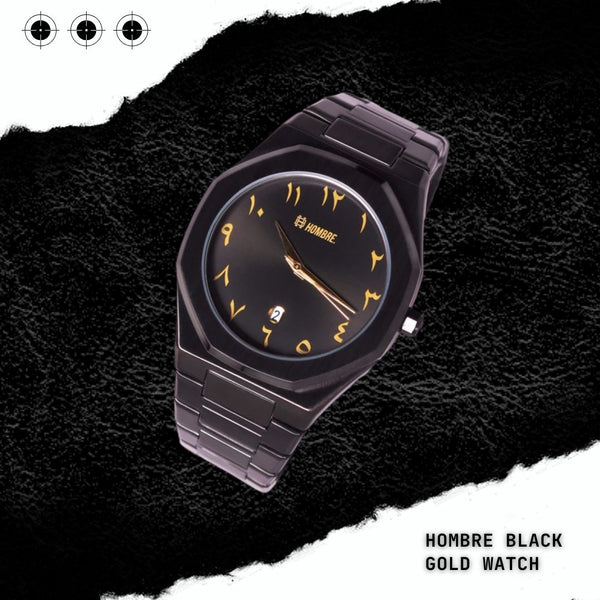 ARABIC BLACK GOLD WATCH | HOMBRE