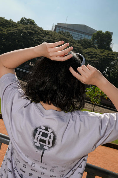 GREY MIST MONOGRAM T-SHIRT