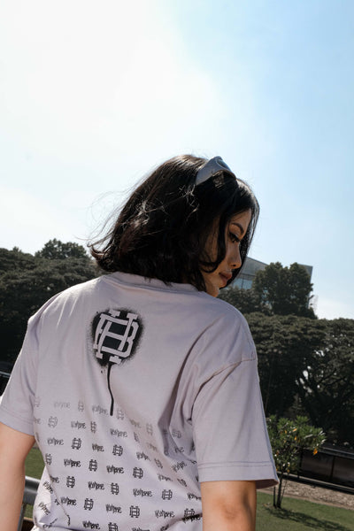 GREY MIST MONOGRAM T-SHIRT