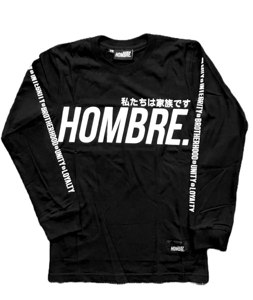 WHITE EMBLEM LONG SLEEVE