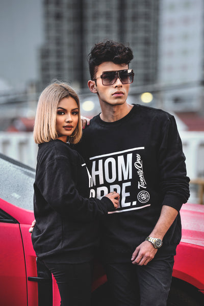 HOMBRE21 REBIRTH SERIES PULL OVER LONG SLEEVE SHIRT