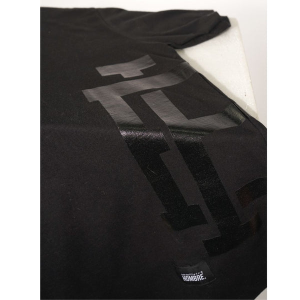 Black T-Shirt with Side Logo